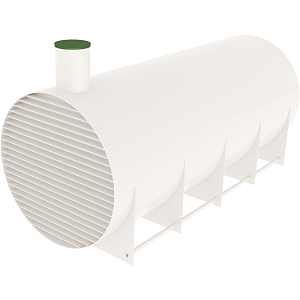 Резервуар (Ёмкость) горизонтальный для подземого монтажа 100 м³ / 3910*3970*9200 мм.